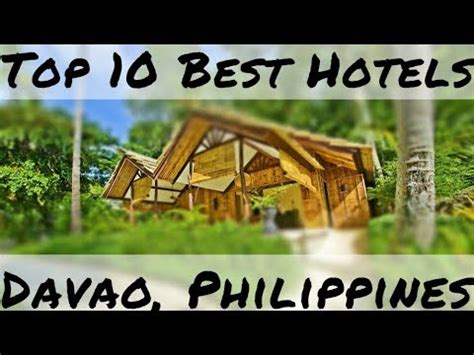 The best lodgings in Davao, Philippines .